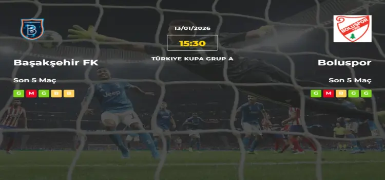 Başakşehir Boluspor İddaa Maç Tahmini 13 Ocak 2026