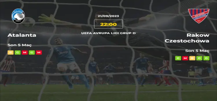 Atalanta Rakow Czestochowa İddaa Maç Tahmini 21 Eylül 2023