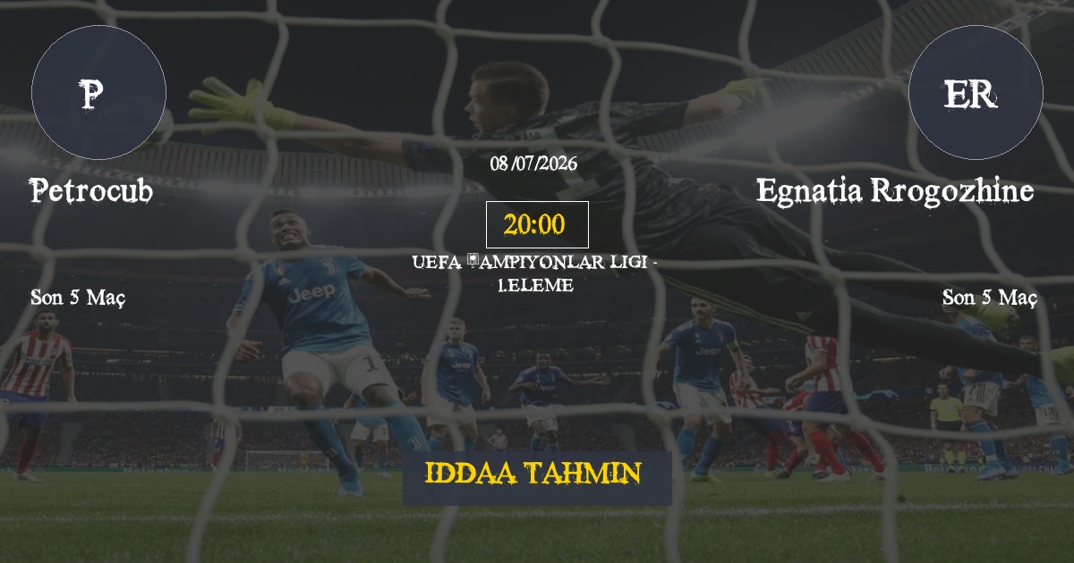 Petrocub Egnatia Rrogozhine İddaa Maç Tahmini 08 Temmuz 2026