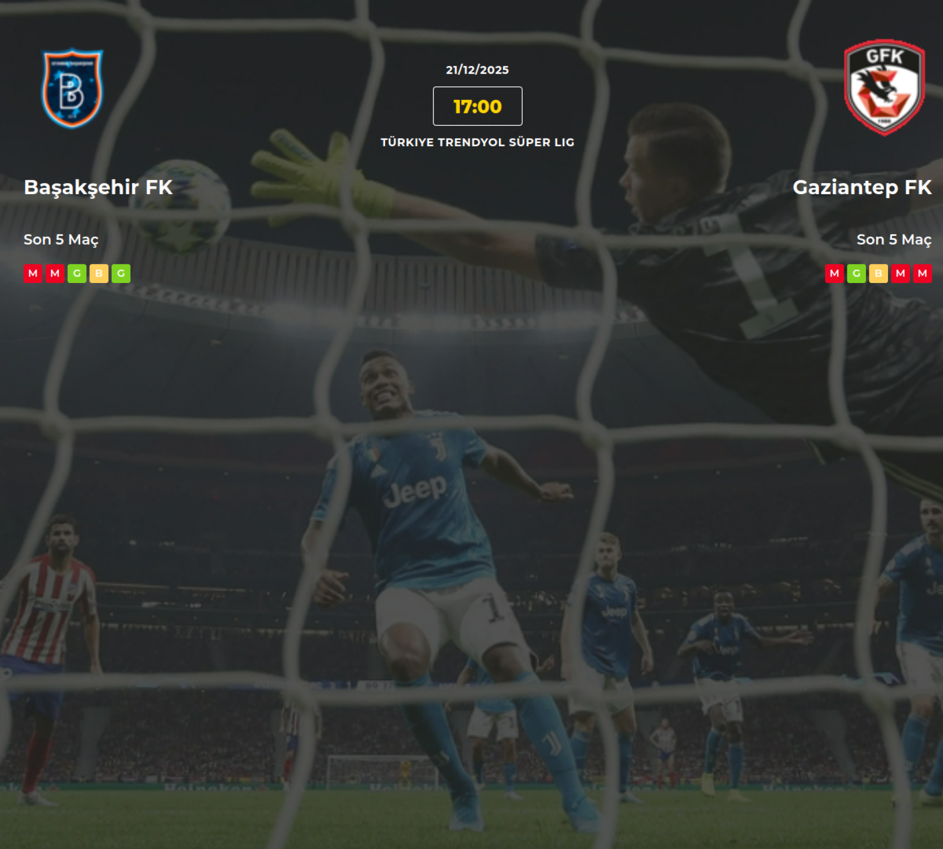 Başakşehir FK Gaziantep FK İddaa Maç Tahmini 21 Aralık 2025