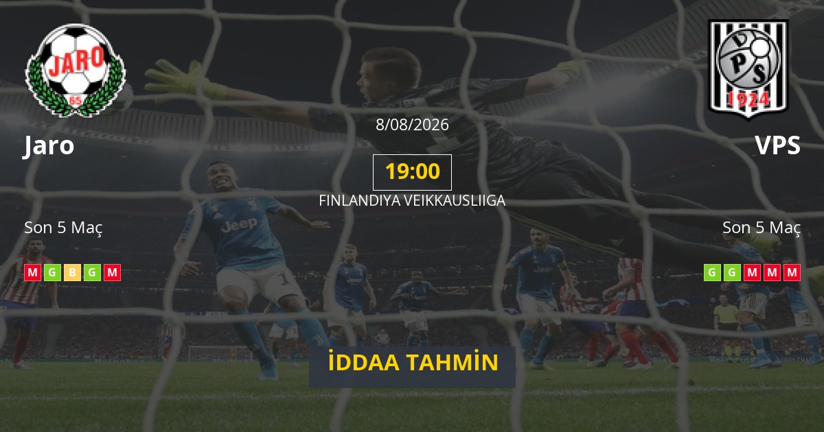 Jaro VPS İddaa Maç Tahmini 08 Ağustos 2026
