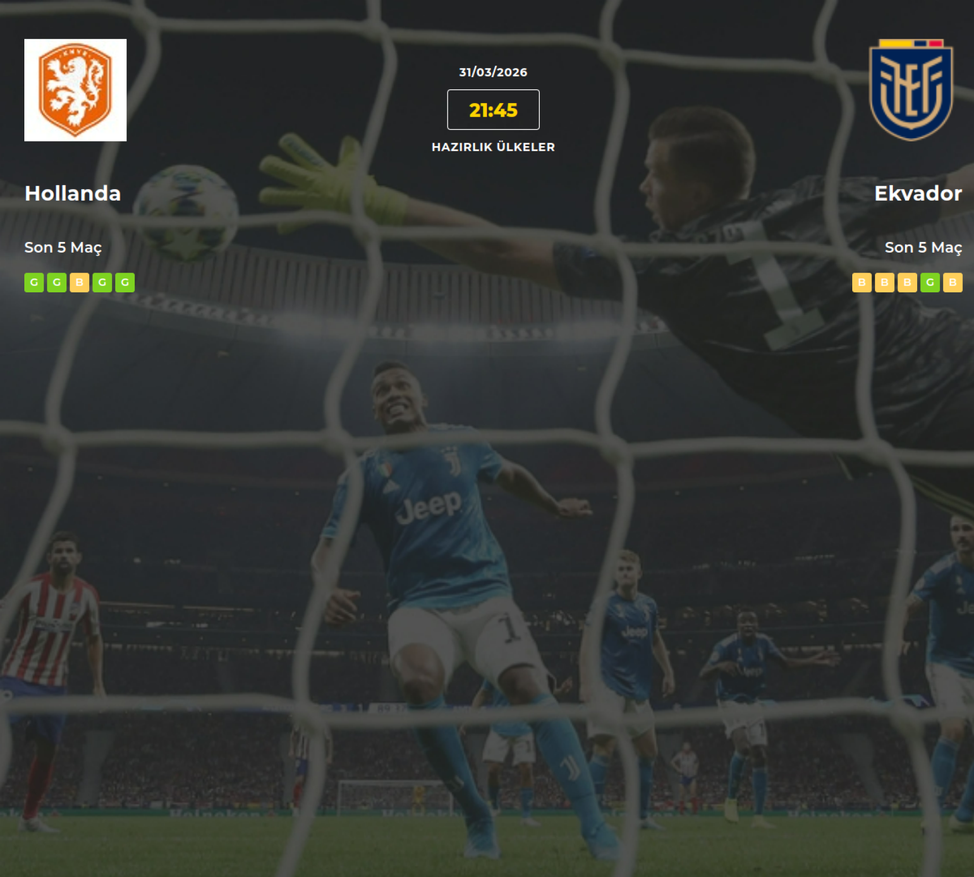 Hollanda Ekvador İddaa Maç Tahmini 31 Mart 2026
