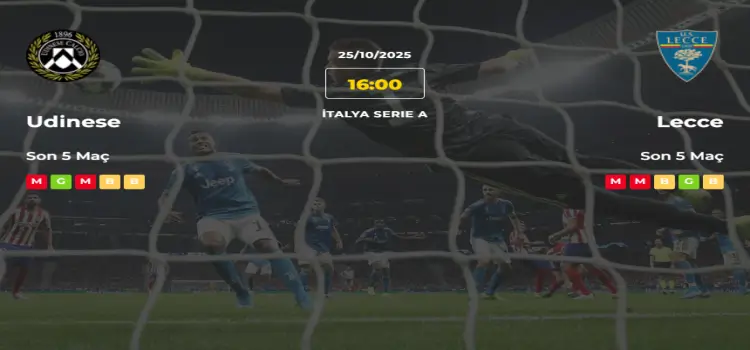 Udinese Lecce İddaa Maç Tahmini 25 Ekim 2025