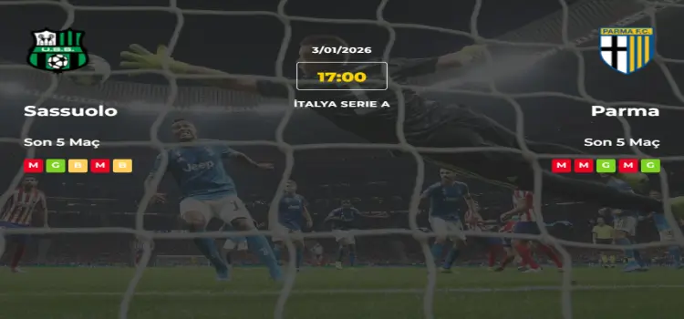 Sassuolo Parma İddaa Maç Tahmini 03 Ocak 2026