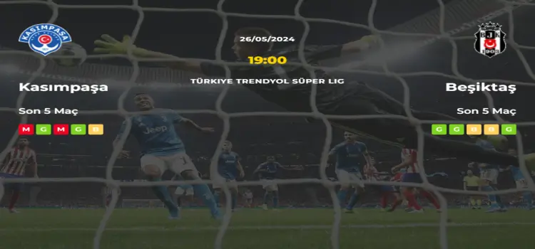 Kasımpaşa Beşiktaş İddaa Maç Tahmini 26 Mayıs 2024