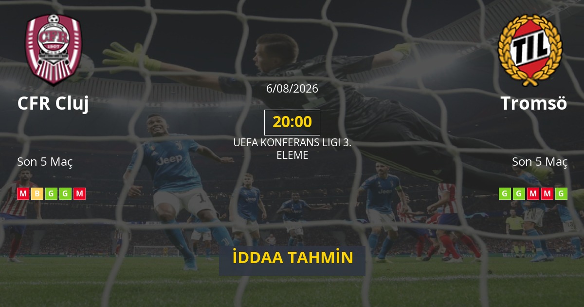 CFR Cluj Tromsö İddaa Maç Tahmini 06 Ağustos 2026