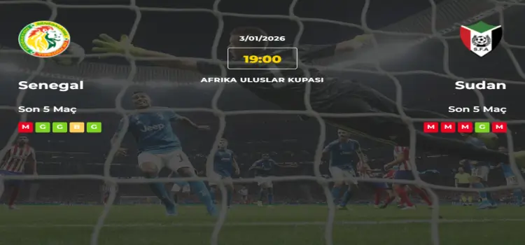 Senegal Sudan İddaa Maç Tahmini 03 Ocak 2026
