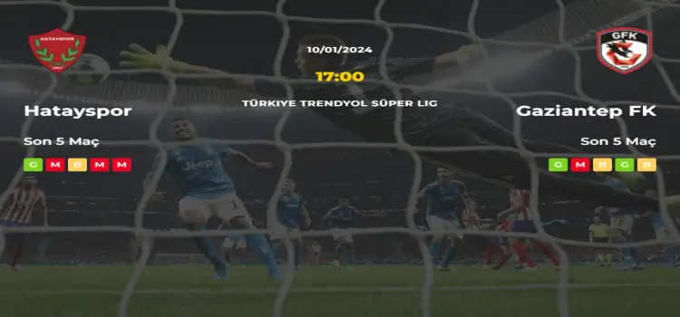 Hatayspor Gaziantep İddaa Maç Tahmini 10 Ocak 2024
