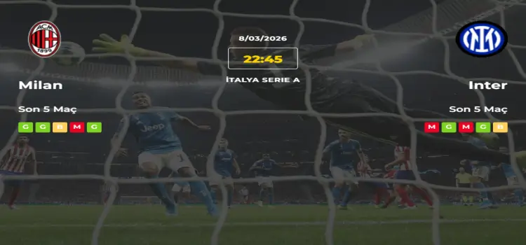 Milan Inter İddaa Maç Tahmini 8 Mart 2026