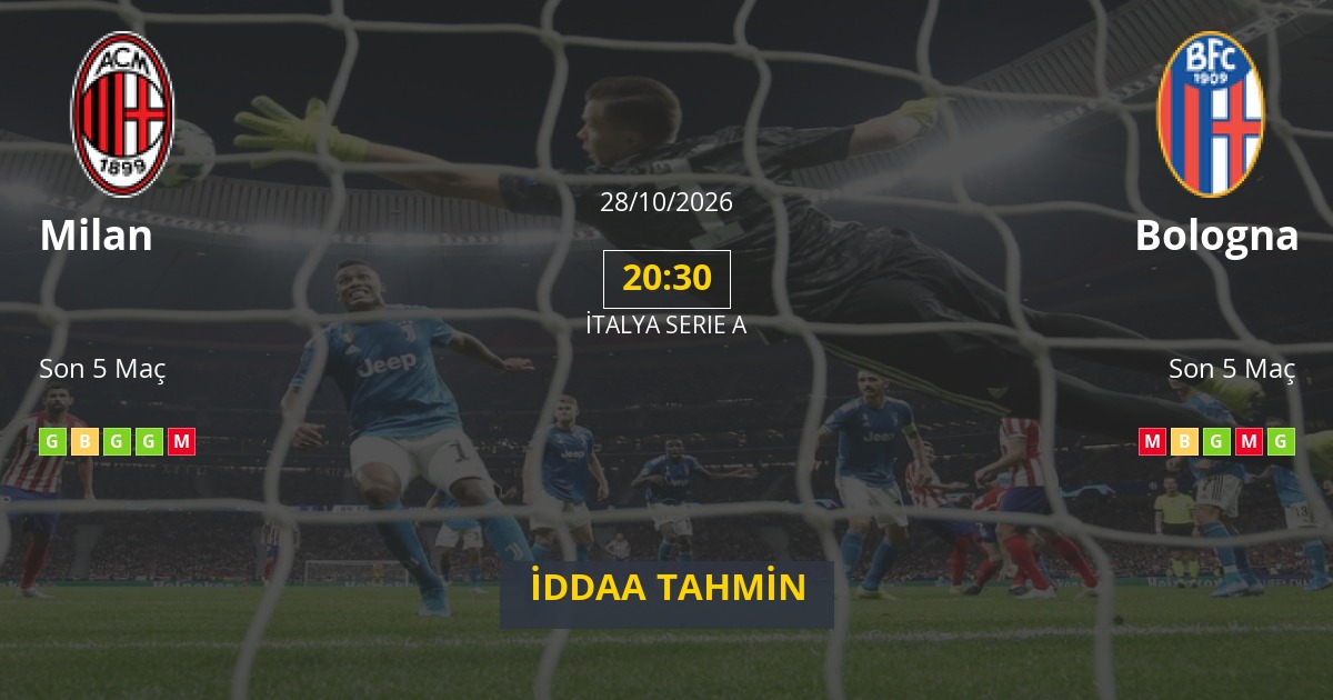Milan Bologna İddaa Maç Tahmini 28 Ekim 2026