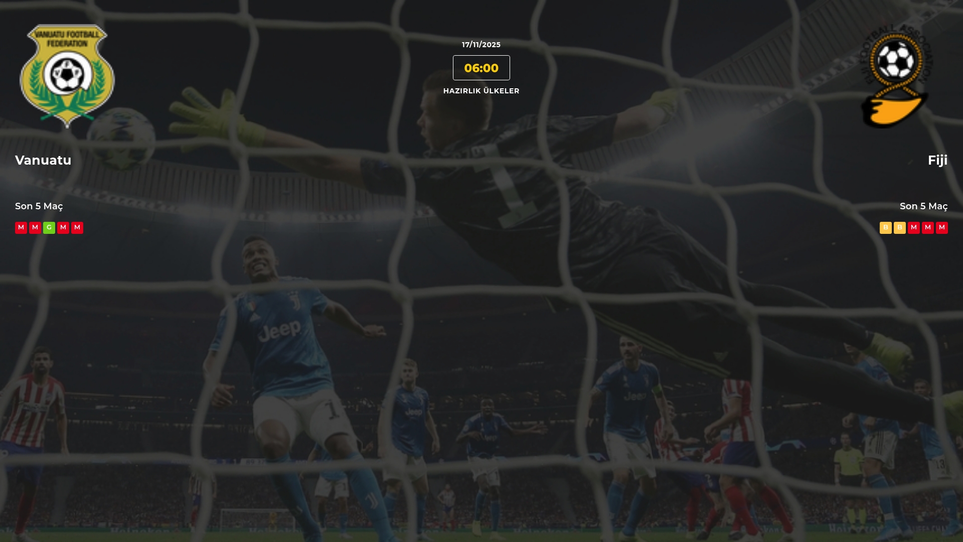 Vanuatu Fiji İddaa Maç Tahmini 17 Kasım 2025