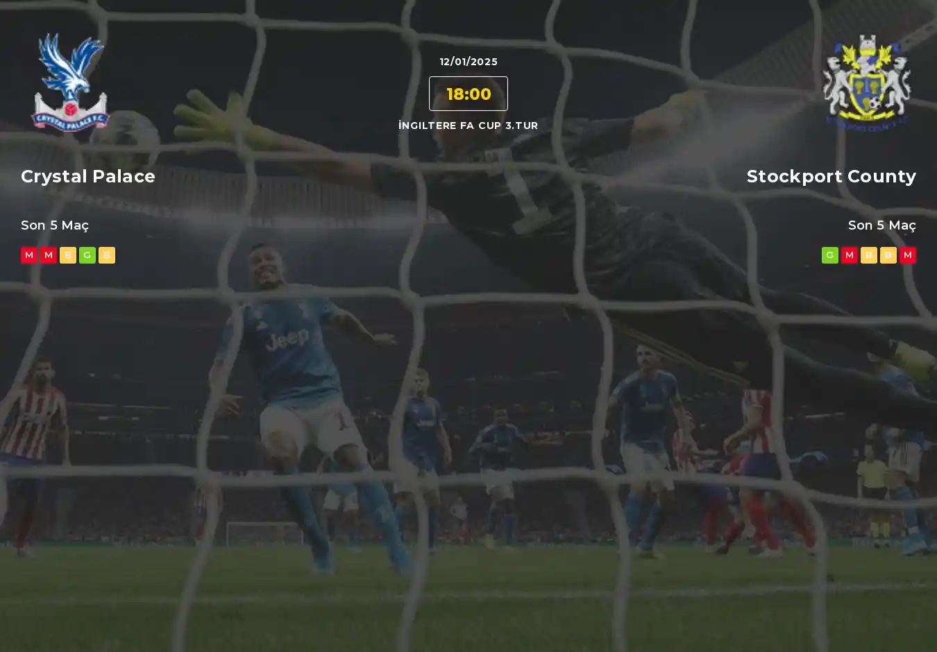Crystal Palace Stockport County İddaa Maç Tahmini 12 Ocak 2025
