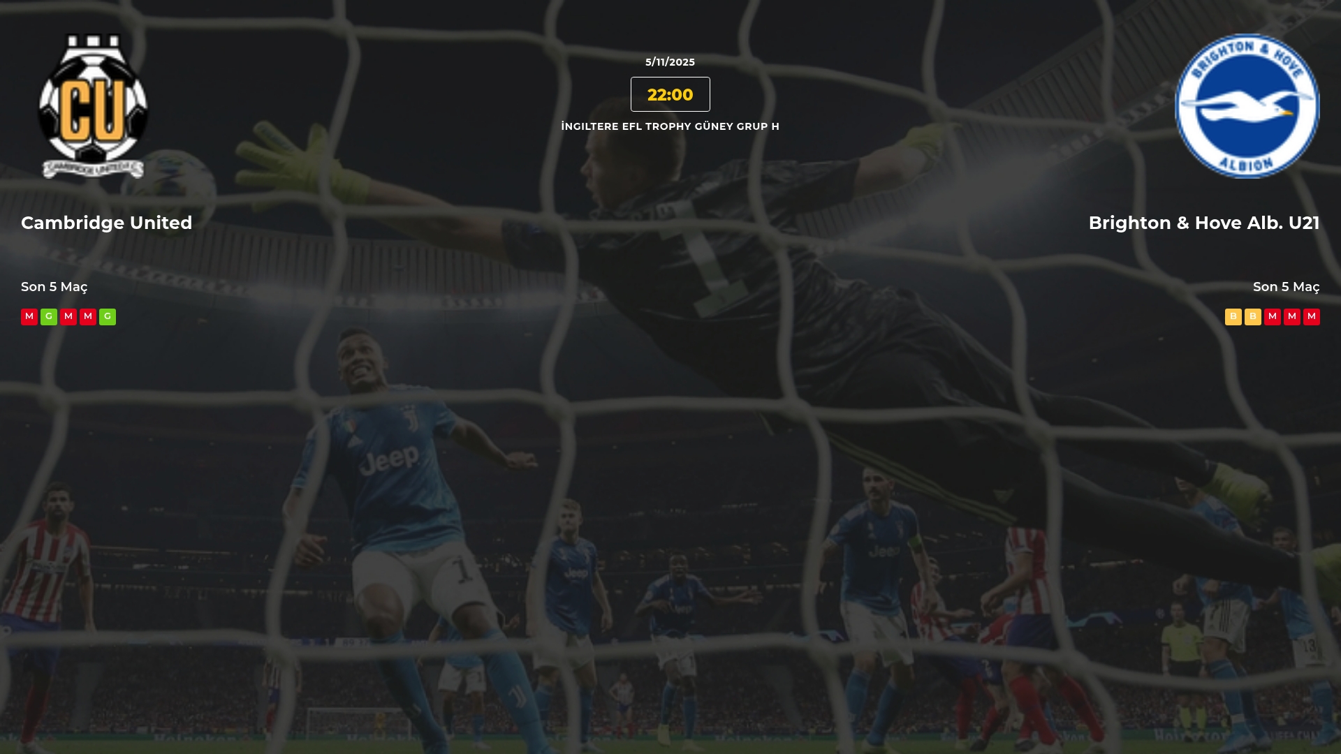 Cambridge United Brighton & Hove Alb. U21 İddaa Maç Tahmini 05 Kasım 2025