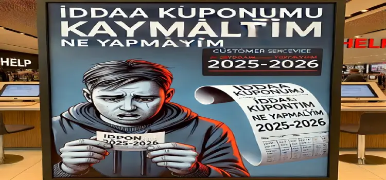 İddaa kuponumu kaybettim ne yapmalıyım 2025-2026