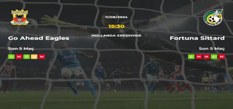 Go Ahead Eagles Fortuna Sittard İddaa Maç Tahmini 11 Ağustos 2024