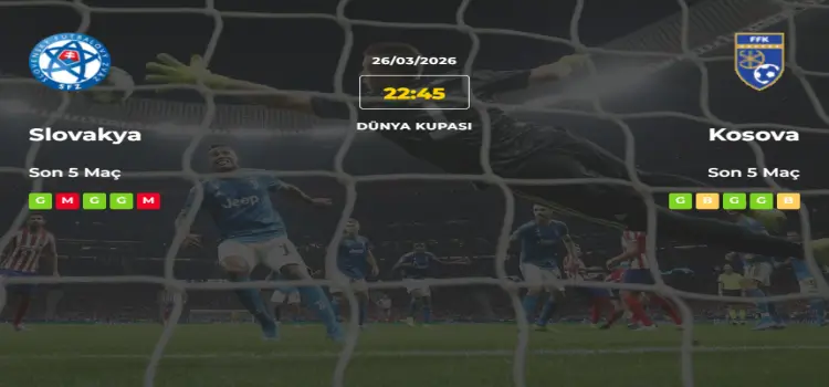 Slovakya Kosova İddaa Maç Tahmini 26 Mart 2026