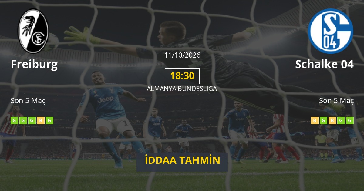 Freiburg Schalke 04 İddaa Maç Tahmini 11 Ekim 2026