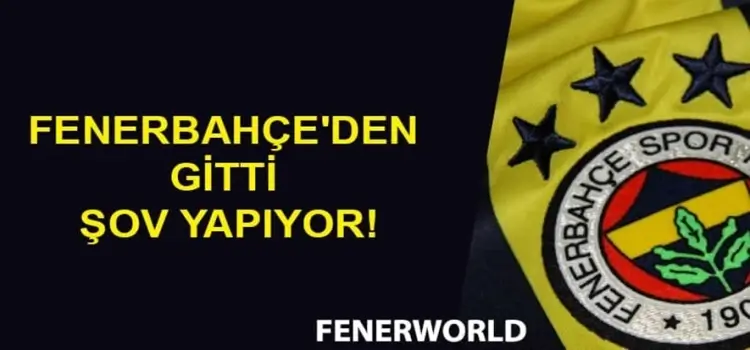 Fenerbahçe'den ayrıldı, yeni takımında şov yapıyor!rr