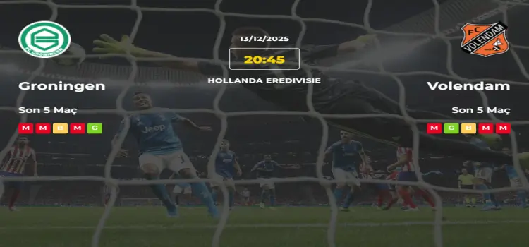 Groningen Volendam İddaa Maç Tahmini 13 Aralık 2025