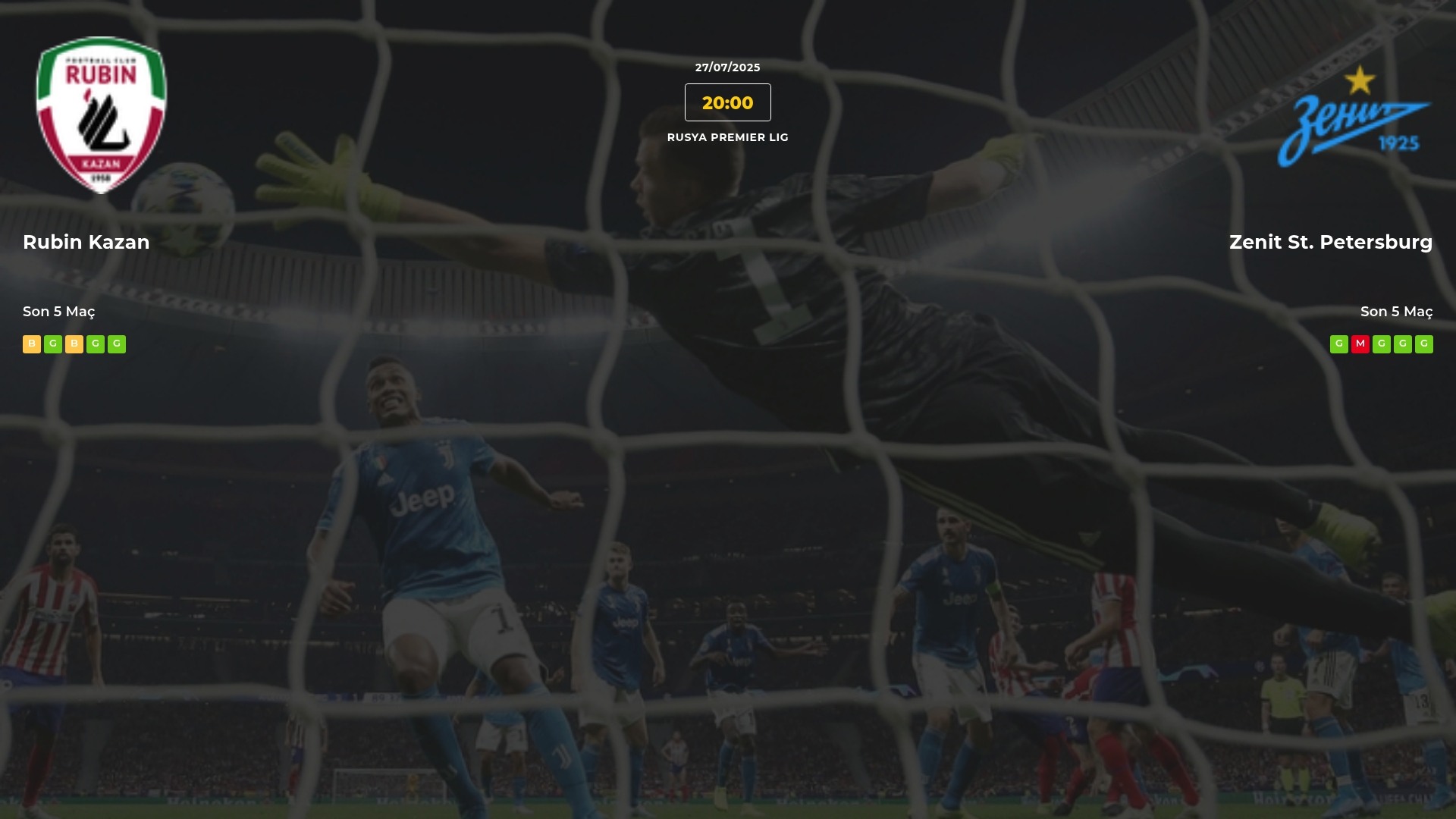 Rubin Kazan Zenit St. Petersburg İddaa Maç Tahmini 27 Temmuz 2025