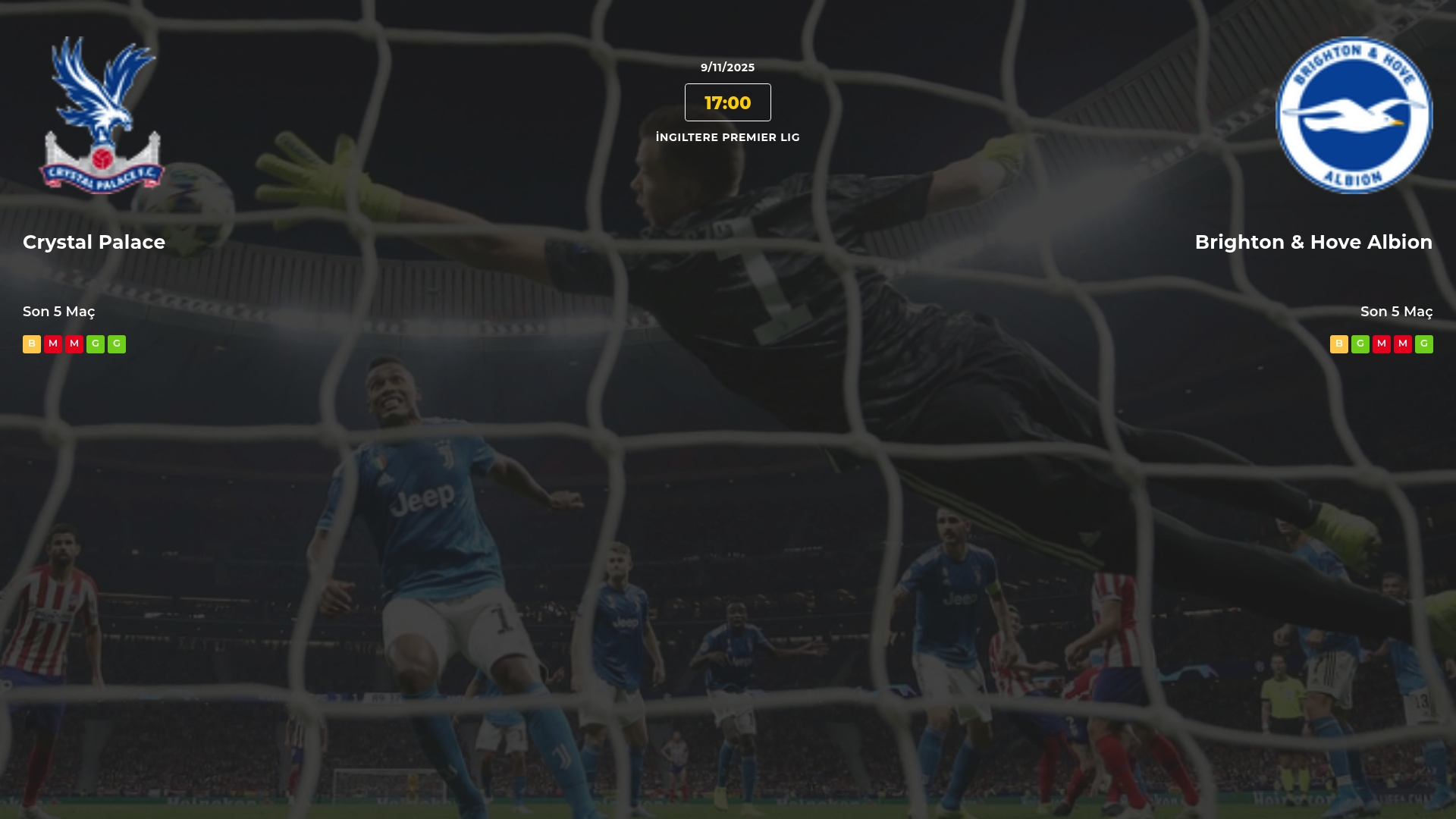 Crystal Palace Brighton & Hove Albion İddaa Maç Tahmini 09 Kasım 2025