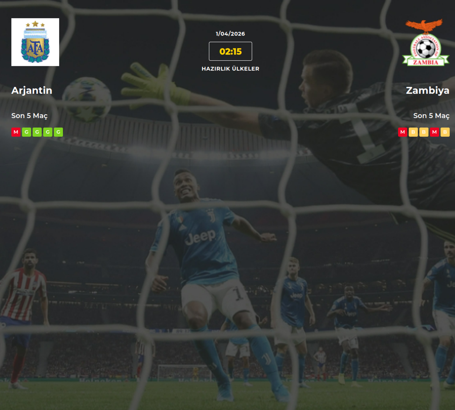 Arjantin Zambiya İddaa Maç Tahmini 01 Nisan 2026