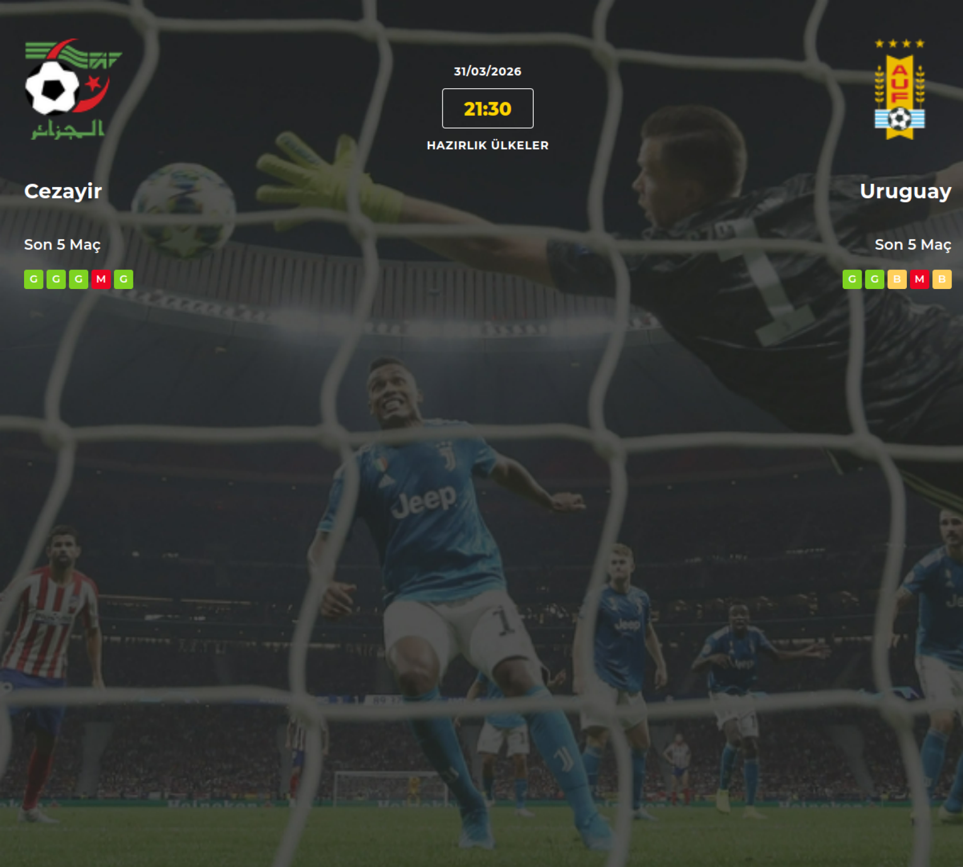 Cezayir Uruguay İddaa Maç Tahmini 31 Mart 2026