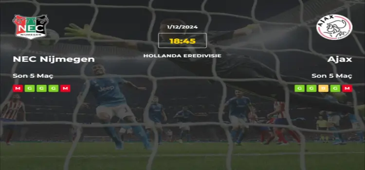 Nijmegen Ajax İddaa Maç Tahmini 1 Aralık 2024