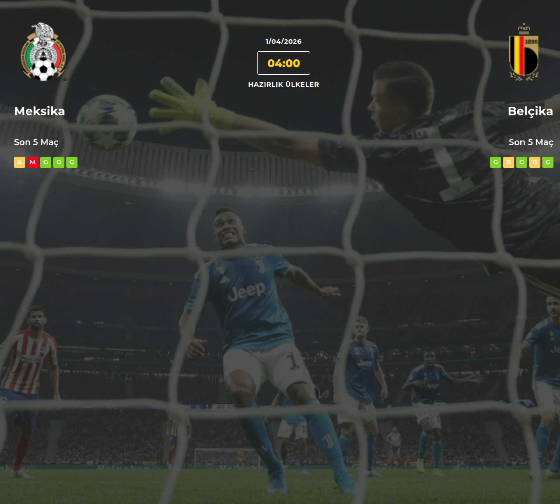 Meksika Belçika İddaa Maç Tahmini 01 Nisan 2026