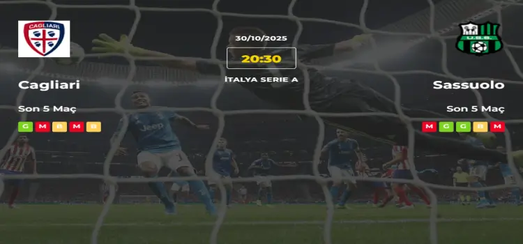 Cagliari Sassuolo İddaa Maç Tahmini 30 Ekim 2025