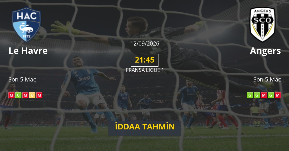 Le Havre Angers İddaa Maç Tahmini 12 Eylül 2026
