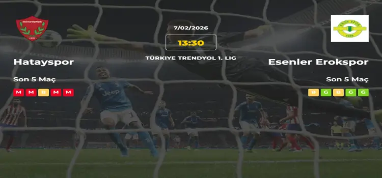 Hatayspor Esenler Erokspor İddaa Maç Tahmini 7 Şubat 2026