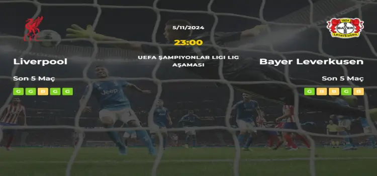 Liverpool Bayer Leverkusen İddaa Maç Tahmini 5 Kasım 2024