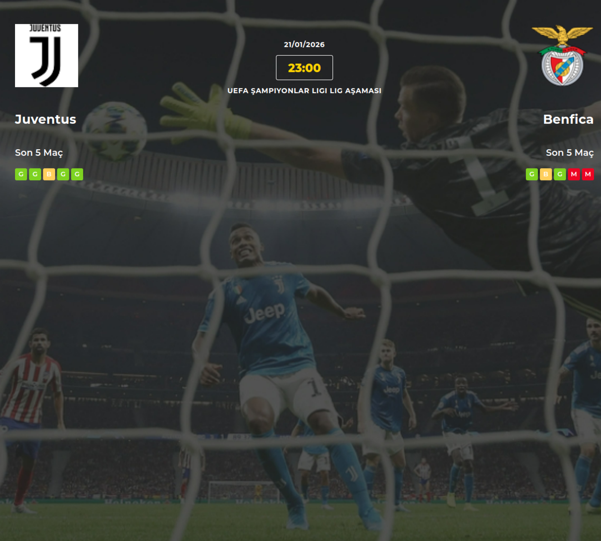 Juventus Benfica İddaa Maç Tahmini 21 Ocak 2026