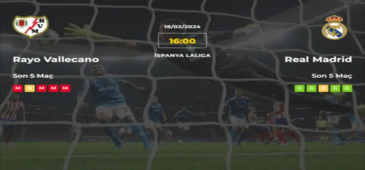 Rayo Vallecano Real Madrid İddaa Maç Tahmini 18 Şubat 2024