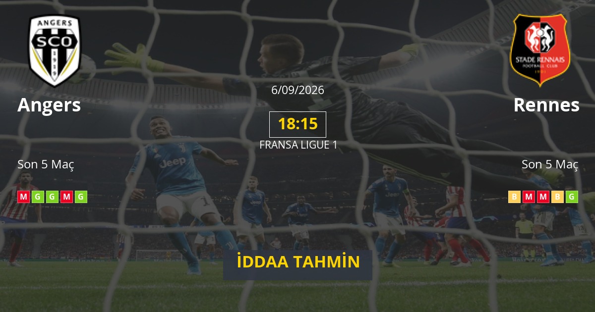Angers Rennes İddaa Maç Tahmini 06 Eylül 2026