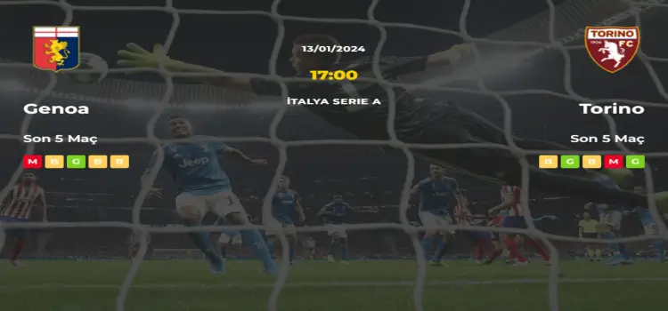 Genoa Torino İddaa Maç Tahmini 13 Ocak 2024