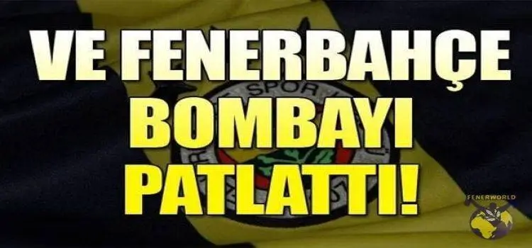 Fenerbahçe bombayı patlattı! 