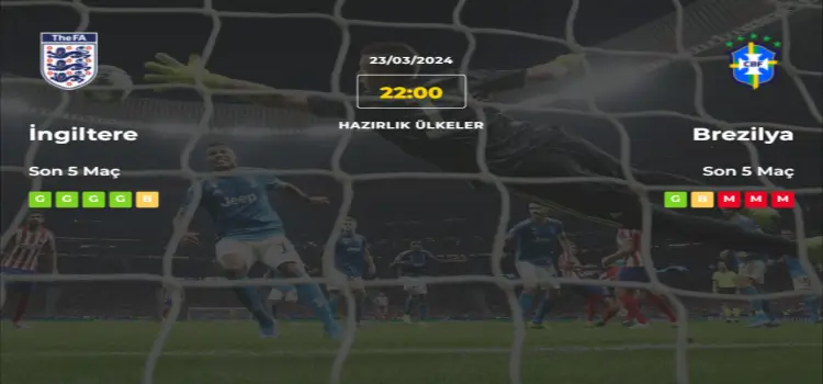 İngiltere Brezilya İddaa Maç Tahmini 23 Mart 2024