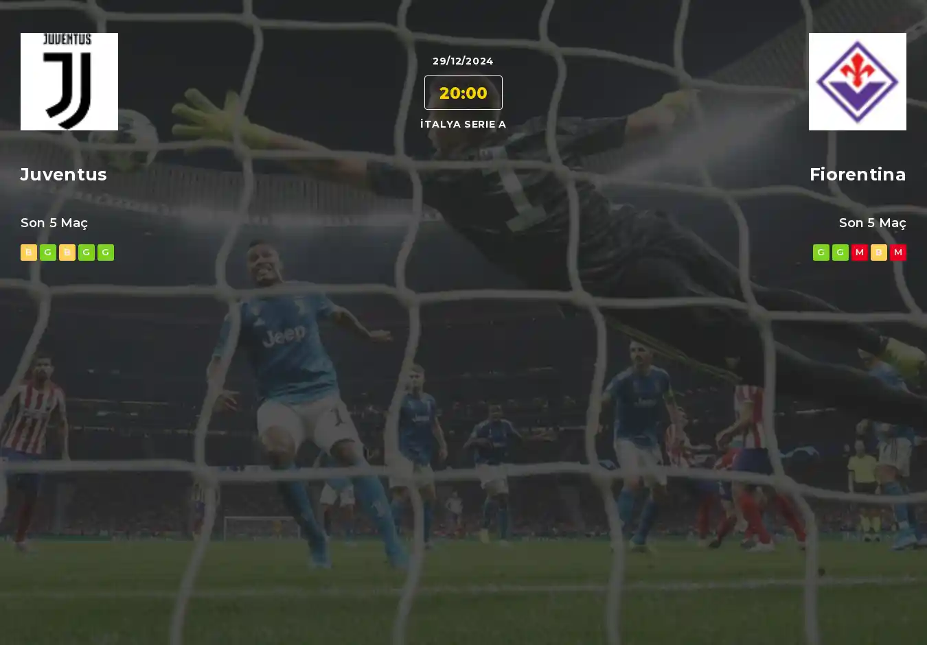 Juventus Fiorentina İddaa Maç Tahmini 29 Aralık 2024