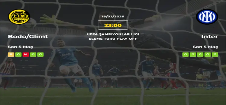Bodo Glimt Inter İddaa Maç Tahmini 18 Şubat 2026