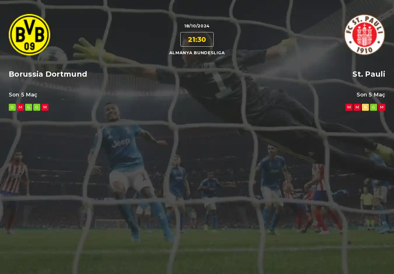 Borussia Dortmund St. Pauli İddaa Maç Tahmini 18 Ekim 2024