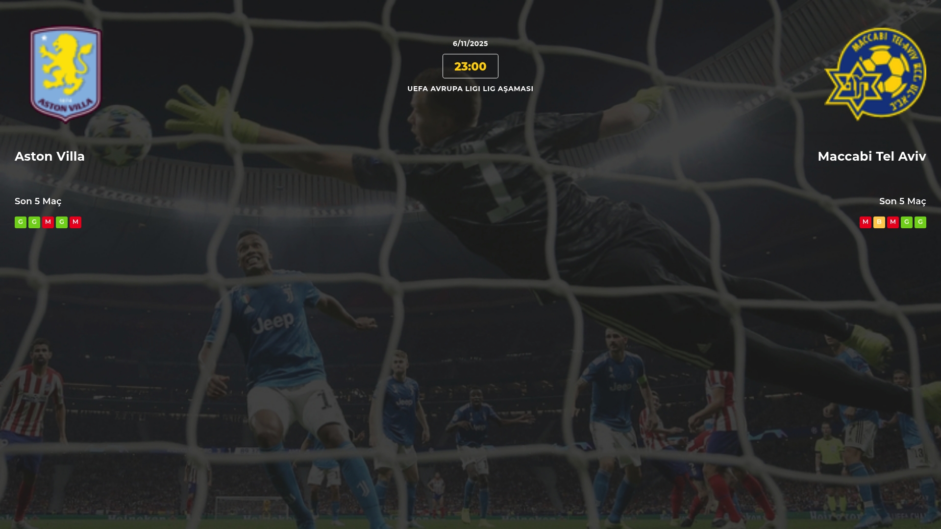 Aston Villa Maccabi Tel Aviv İddaa Maç Tahmini 06 Kasım 2025