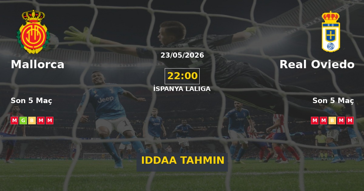 Mallorca Real Oviedo İddaa Maç Tahmini 23 Mayıs 2026