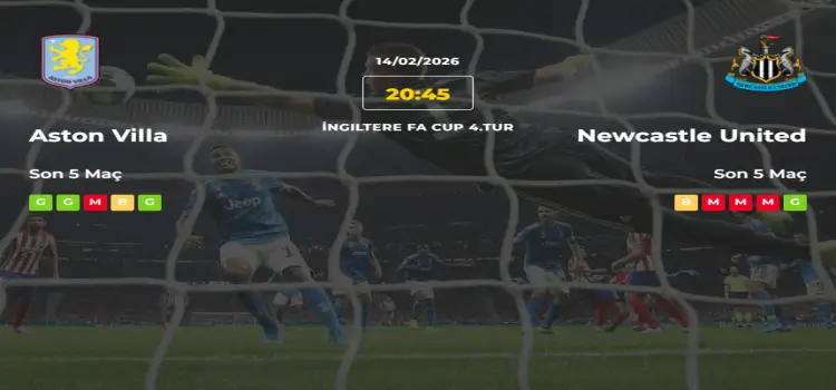 Aston Villa Newcastle United İddaa Maç Tahmini 14 Şubat 2026