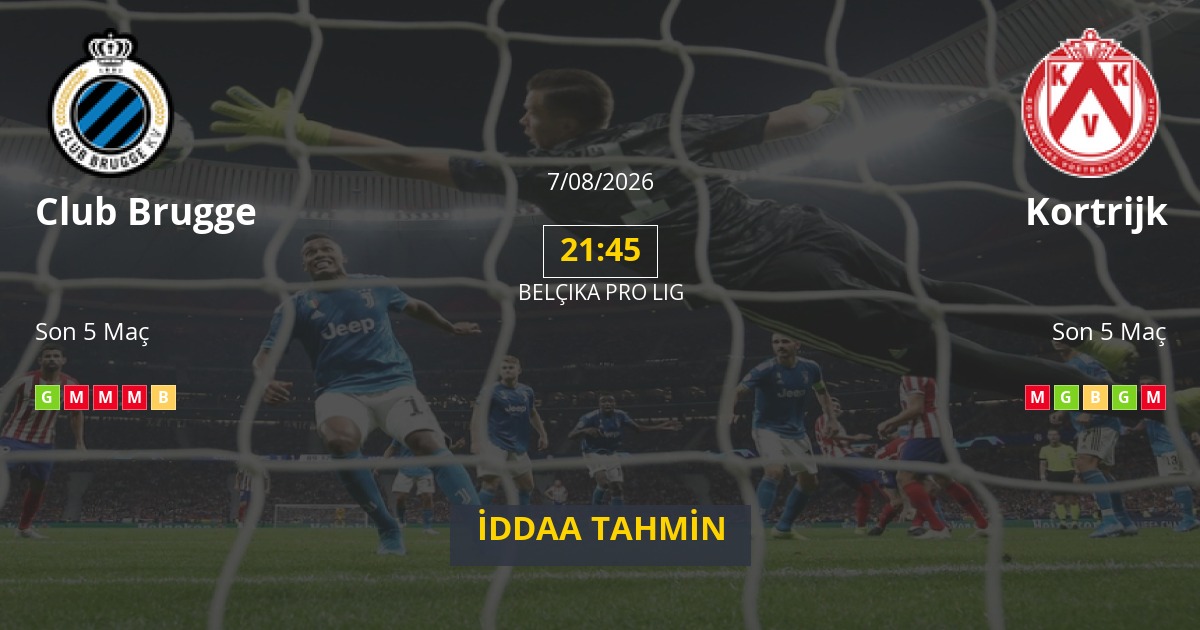Club Brugge Kortrijk İddaa Maç Tahmini 07 Ağustos 2026