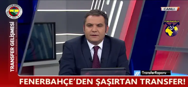 Fenerbahçe'nin yeni transferini canlı yayında açıkladılarr