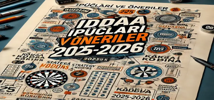 İddaa ipuçları ve öneriler 2025-2026