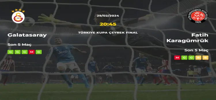 Galatasaray Fatih Karagümrük İddaa Maç Tahmini 29 Şubat 2024