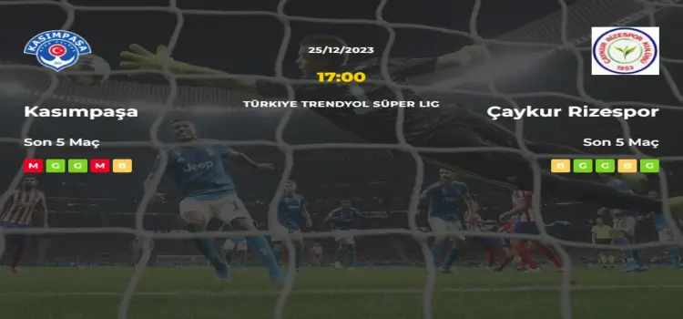 Kasımpaşa Çaykur Rizespor İddaa Maç Tahmini 25 Aralık 2023